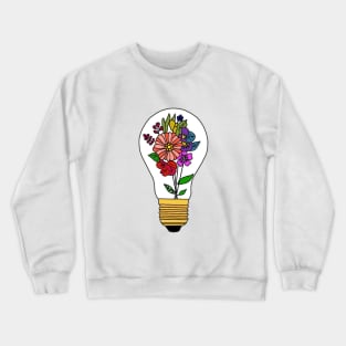 Colourful flower bulb Crewneck Sweatshirt